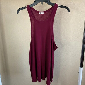 Intimately Free People Womens‎ Ribbed Tank Top Size Medium- Maroon